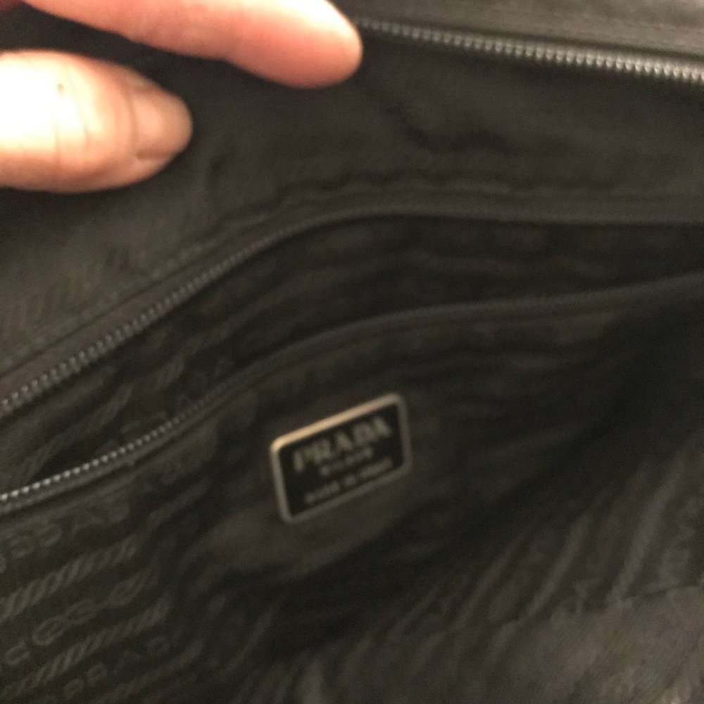Prada Black Nylon Messenger Bag - Picture 3 of 7